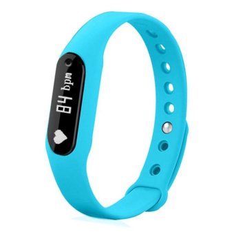 S&L B6 Bluetooth 4.0 Smart Wristband Heart Rate Detection (Blue) - intl