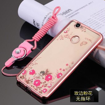 For Huawei Nova 5.0\" inch Case Luxury 3D Soft Plastic Case Coque For huawei nova Silicon Glitter Rhinestone Cover Stand Cover (Color-5) - intl