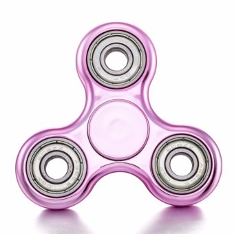 Pink Spinner Fidget Spinner Stress Cube Hand Spinners Focus(Pink) - intl