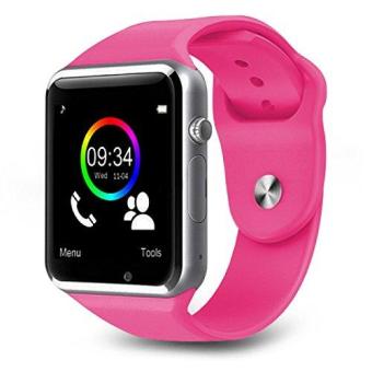 A1 Cerdas Sport Watches New Bluetooth Perhiasan wristphone (Pink) - intl
