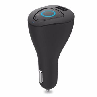 Ripple Roman Bluetooth Earphone and Car Charger Fast Charging 2 in 1 R6000 - Hitam