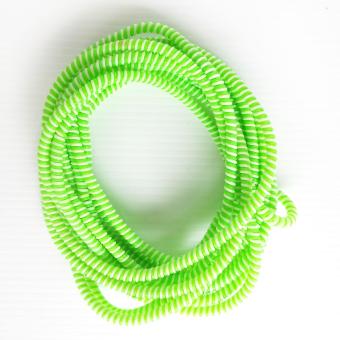 Fio-Online - 6 pcs Pelindung Kabel Charger dua tone - HijauMuda Putih