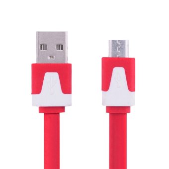 Rondaful 2m Universal USB Data Cable for Android Mobile Phone (Red)