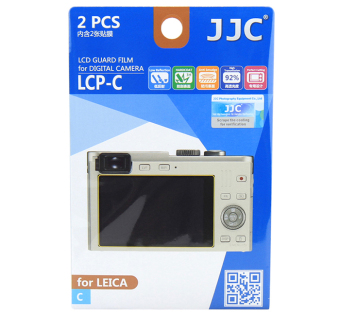JJC LCP-C Ultra Hard Polycarbonate LCD Guard Film Screen Protector Cover Leica C Camera 2 Pack - intl