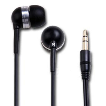 3.5mm Mini In-Ear Earpiece Earbud Headphone Earphone for MP3 Player iPod Black