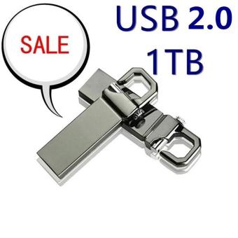 LCFU764 Flash Drive real capacity pen Drive 1TB thumb pendrive usb 2.0 memory stick u disk (Silver) - intl