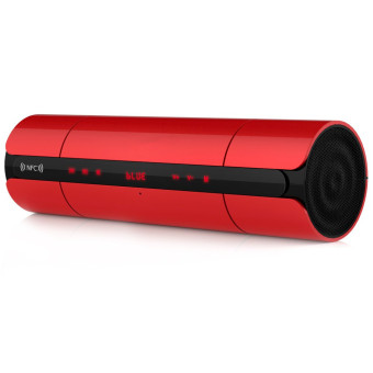 Portable KR8800 NFC FM HIFI Bluetooth Speaker Wireless Stereo Loudspeakers Super Bass Caixa 02C2 (Red) - Intl