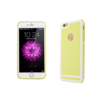 For Apple iPhone 5 / 5s Case Rubber TPU Silicone Shockproof Back Cover Case Anti-knock Phone Case（yellow）