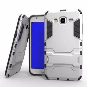 ProCase Shield Armor Kickstand Iron Man Series for Samsung Galaxy On 7/G6000 - Silver