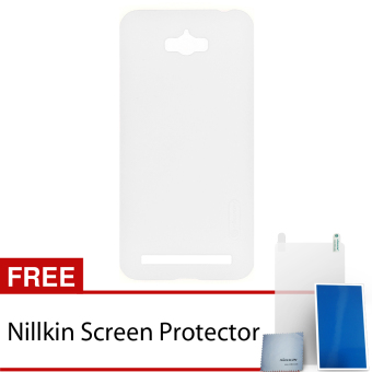 Nillkin Asus Zenfone Max Super Frosted Shield Hard Case - Original - Putih + Gratis Nillkin Screen Protector