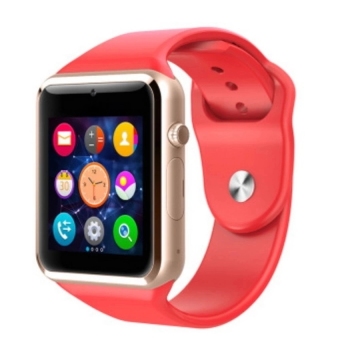 A1 Smartwatch 2016 A1 Smart Watch Bluetooth Smart Watch WaterproofSmart Watch For Iphone Android Cell phone 1.54 inch SIM Card (Red)