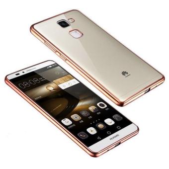 Luxury Huawei Mate S Case Gold Plated TPU Silicone Soft Shell Cover For Huawei Mate S Ultra-thin Protector Mobile Phone Cases(Rose Gold)