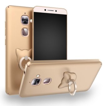 New 360 Protection Housing For Letv LeEco Le 2 Le Pro 2 Case Ultra-thin Hard Matte PC Back Cover with Phone Stand Holder(Gold) (...)-intl