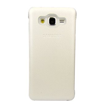 Hardcase Leather Clear Case for Samsung Galaxy J5- Putih