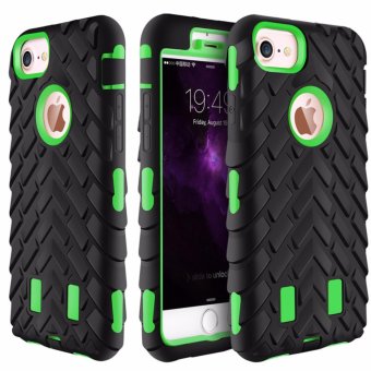 for Apple iPhone 7 [3D Tyre Robot] GuluGuru 360 All-Round Protection Armor Drop Protection PC + TPU Hybrid Cell Phone Back Case Cover - intl