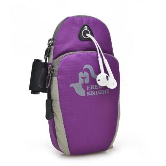 Nicture Sport Arm Band Case Running Riding Mobile Bag for Phones (Purple) - intl