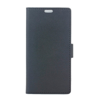 PU Leather Case Flip Wallet Stand Cover for Samsung Galaxy J3 Pro(Black) - Intl