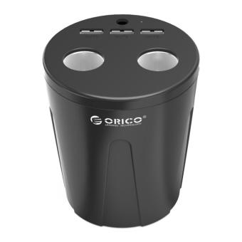 ORICO 3 Port USB & 2 Port Car Cigarette Lighter (MP-3U2S) - Black