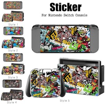 New Decal Skin Sticker Anti Dust PVC Protector For Nintendo Switch Console ZY-Switch-0139 - intl