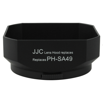 JJC LH-SA49 Square Lens Hood Shade For Pentax smc DA 35mm F2.4 AL / FA 50mm F1.4 / FA 50mm F1.7 / F 50mm F1.4 / F 50mm F1.7 / A 50mm F1.4 / A 50mm F1.7 Replaces Pentax PH-SA49 - intl