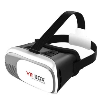 VR Box 2nd Generation Cardboard Virtual Reality 3D Suitable for Glasses For Smartphone & Ios - Putih
