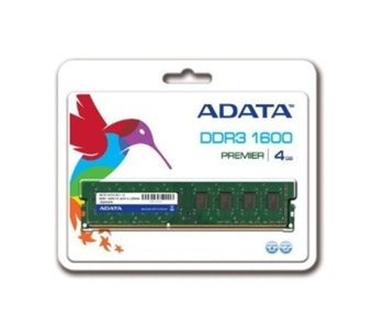 Adata Premier LONGDIMM AD3U1600W4G11-B 04GB DDR3 1600 PC3-12800 - Hitam
