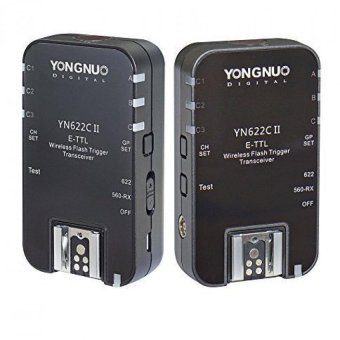 YONGNUO Wireless ETTL Flash Trigger YN622C II with High-speed Sync HSS 1/8000s for Canon camera
