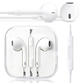 Apple Handsfree For Apple iPhone 5/5c/5s Headset / Earphone ORI For All Phone Model Stereo - White/Putih