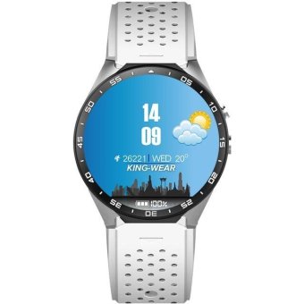 Aibot KW88 Smartwatch Phone 3G Kingwear PK Finow X5 X61.39 inch Amoled 400*400 Smart Watch Calling 2.0MP Camera Gravity Sensor Pedometer - intl