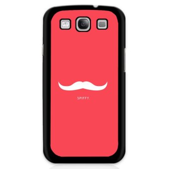 YM Spiffy Beard Printed Case for Samsung Galaxy E7 (Pink)