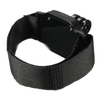joyliveCY Black Arm Band Wrist Strap 360 Degree for GoPro Hero 3+ / 3 / 2 / 1 with Velcro