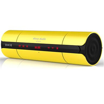 Original Kerry Portable NFC FM HIFI Bluetooth Speaker Wireless Stereo Loudspeakers Super Bass Sound Box(Yellow) - Intl