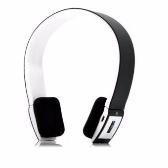Bluetooth Stereo Headset Two Channel MP3 Music Headphone - BTH-401 - Hitam