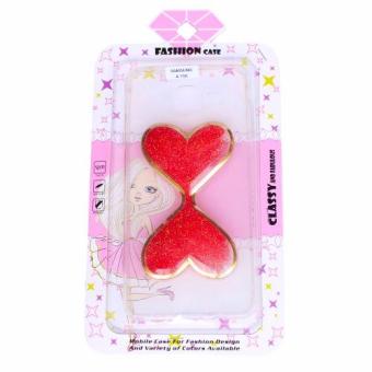 Fashion Case Glitter Love Casing for Samsung A710 - Red