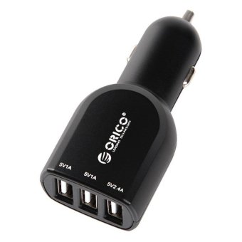 Orico USB Car Charger 3 Port - UCA-3U - Hitam