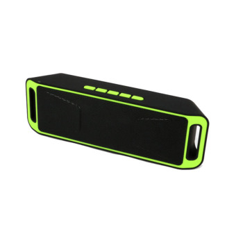 SC-208 Portable Wireless Bluetooth Speaker Outdoor Sport Subwoofer (Green) - INTL