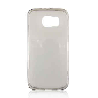 ELENXS Ultra Thin Transparent Tpu Case For Samsung S6/G9200 Galaxy Slim Soft Back Cover Black (Intl)