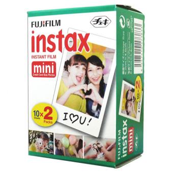 Fujifilm Instax Mini Putih Instan tepi 20 film untuk Fuji 7S 8 25 50s 70 90/Polaroid 300 kamera instan/berbagi SP-1