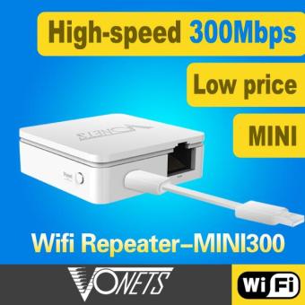 300Mbps Mini Portable WiFi Range Extender WiFi Repeater WiFi Range Extender Support IEEE 802.11g IEEE 802.11b IEEE 802.11n - Intl