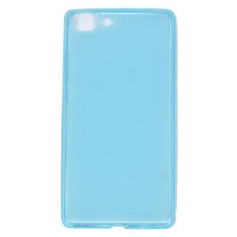 Cantiq Case For Oppo R5 Soft Jelly Case Air Case 0.3mm / Silicone / Soft Case / Softjacket / Case Handphone / Casing HP - Biru Muda