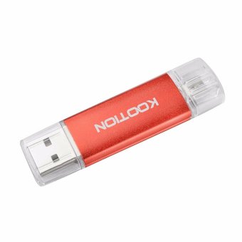 128GB OTG Android USB Flash Drive Pendrive Memory Stick External Storage Flash Disk(Red) - intl