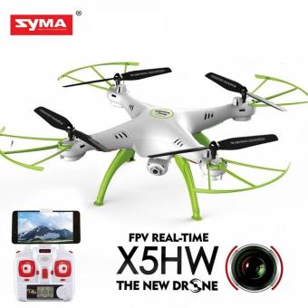 Syma Drone X5HW WIFI FPV Real Time (WHITE) HD 2.0MP Altitude hold + Battery SYMA 3.7V 720mAh White