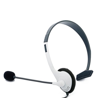 Moonar online permainan video chatting headphone kabel headset dengan mikrofon untuk Xbox 360