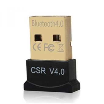 DayKit Mini USB Bluetooth CSR 4.0 Dual Mode Adapter Dongle for Windows 10 8 7 Vista XP 32/64 Bit Raspberry Pi Linux Black - intl