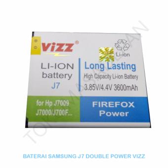 Vizz Baterai Batt Batre Battery Double Power Vizz Samsung Galaxy J7 3600 Mah