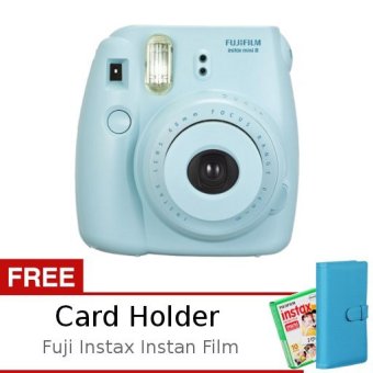 Fujifilm Instax Mini 8 + Gratis Card Holder - Biru