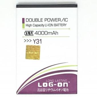 LOG-ON Battery For Vivo Y31 4000mAh - Double Power & IC Battery - Garansi 6 Bulan