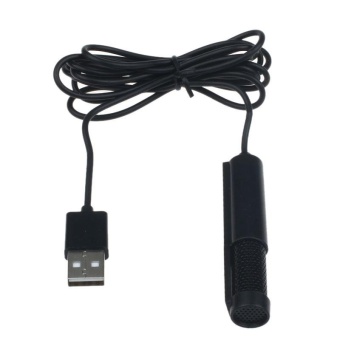 Black Computer Studio Convenient USB 2.0 Condenser Microphone SF-555B - intl