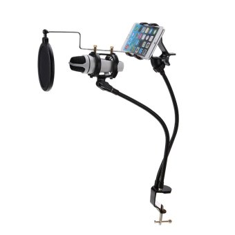 Microphone Stand Mount Recording the MV for Mobile Phone - intl