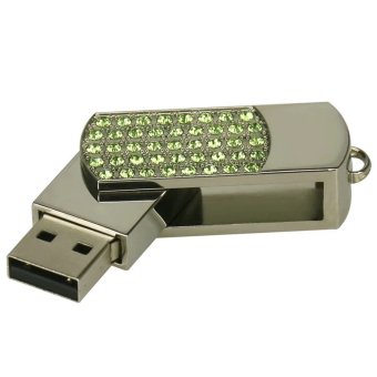 LCFU764 128 GB Crystal Flash Memory Drive Stick U Disk USB (Green) - Intl